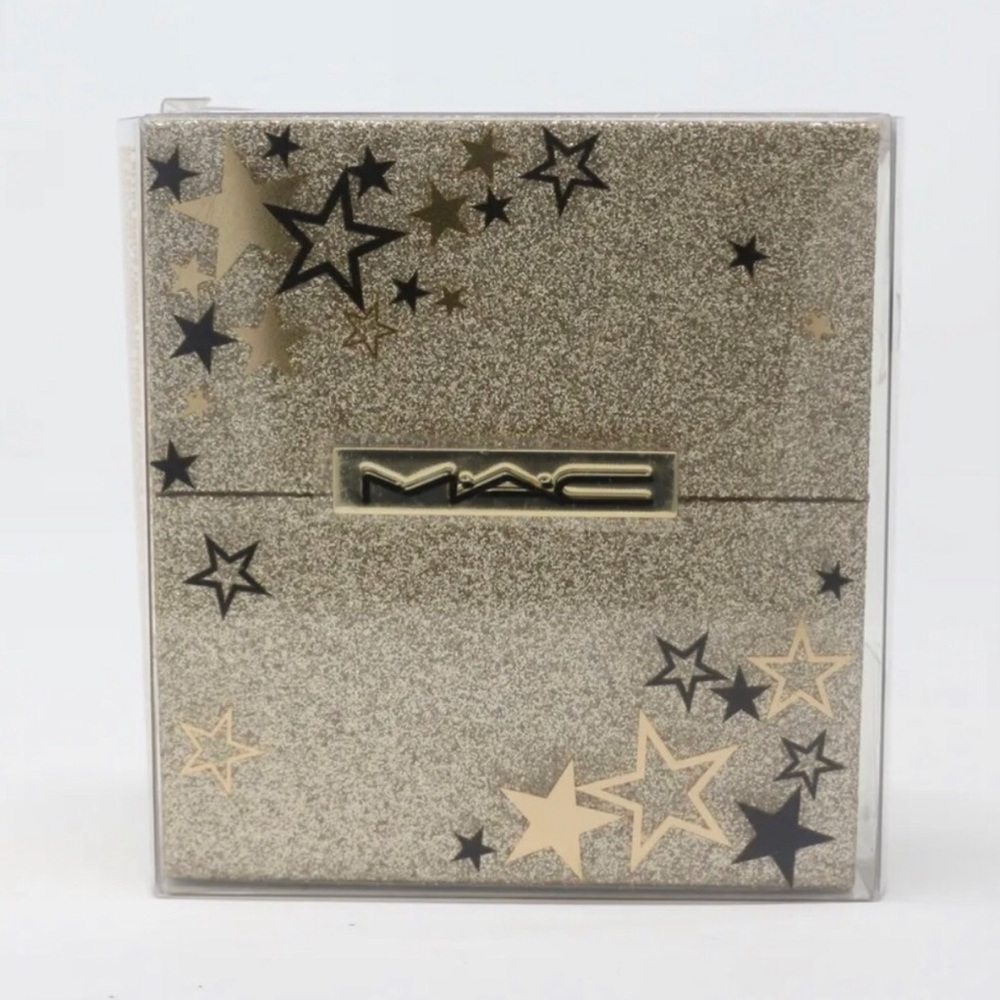 New MAC COSMETICS 3pc lipgloss set +case Clear Lipglass~Lip glitter~Red Lipglass - Picture 2 of 2